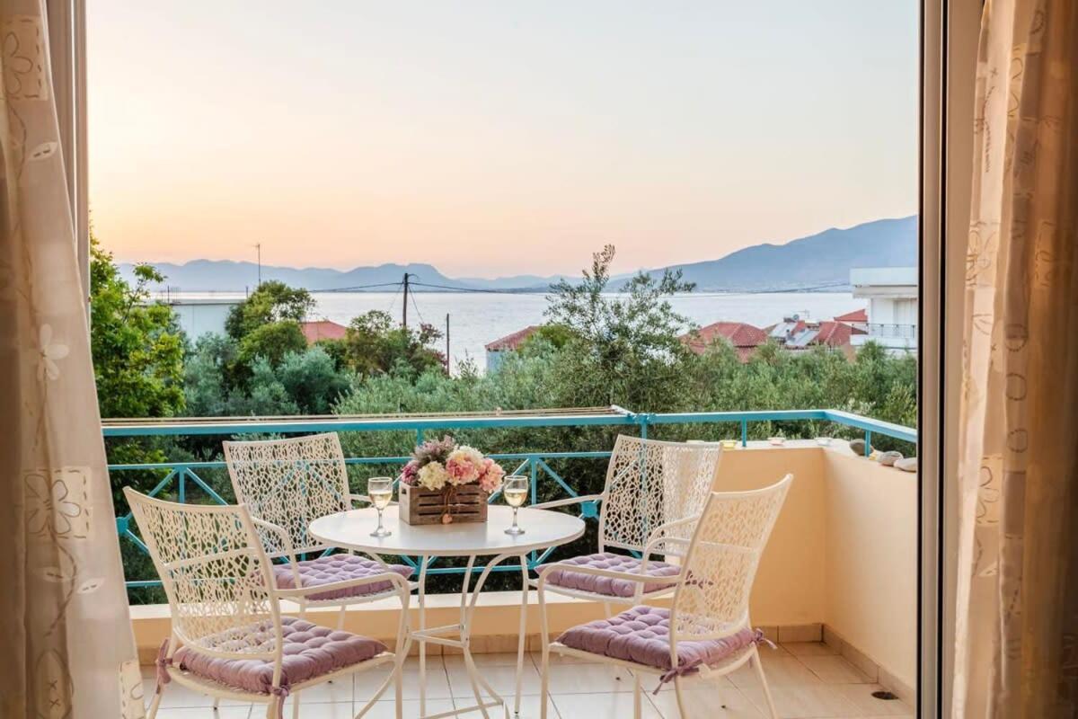 Seaview Terrace Haven-Perfect Location By The Sea Villa Kalamata Eksteriør billede
